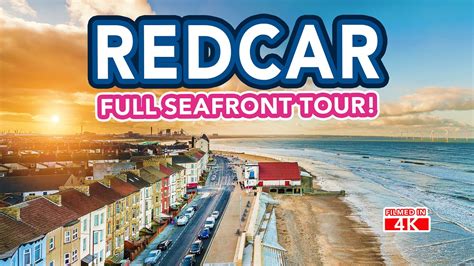 REDCAR | Full seafront beach tour of Redcar, North Yorkshire, England ...