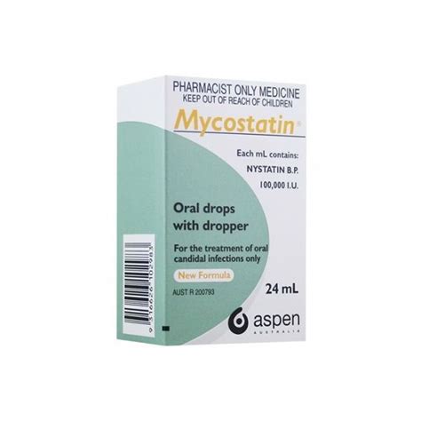 Mycostatin Oral Drops 24mL (S3) - The Online Pharmacy