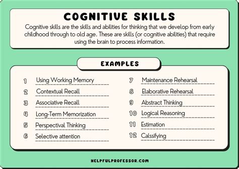 23 Cognitive Skills Examples (2024)