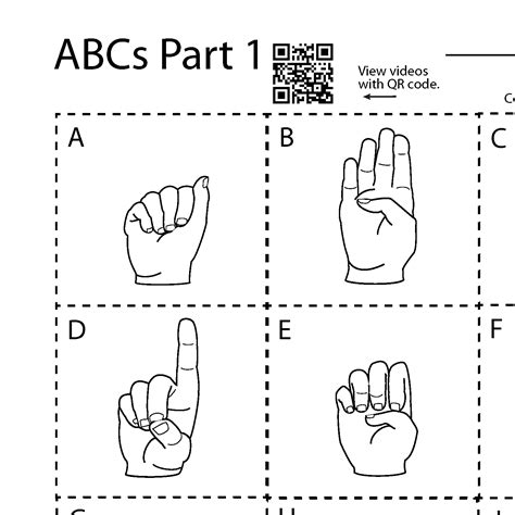 Sign Language Flashcards - Alphabet - ASL Teaching Resources