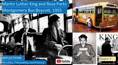 Martin Luther King and Rosa Parks, Montgomery Bus Boycott | Reflections ...