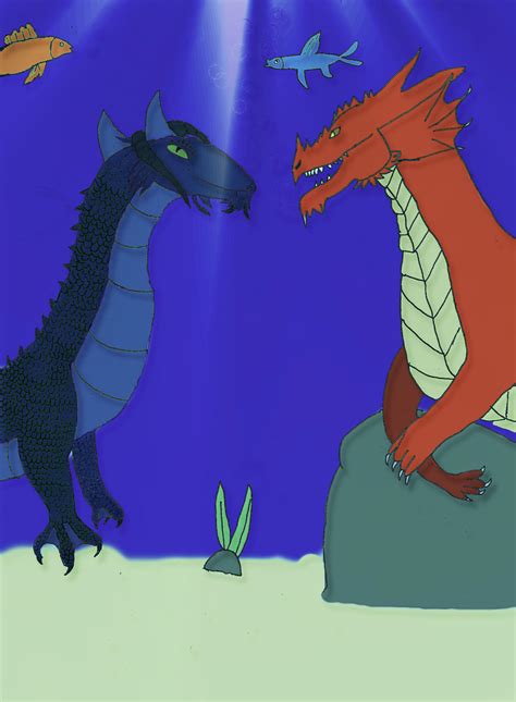 Apsu and Tiamat by oscvanjazz on DeviantArt