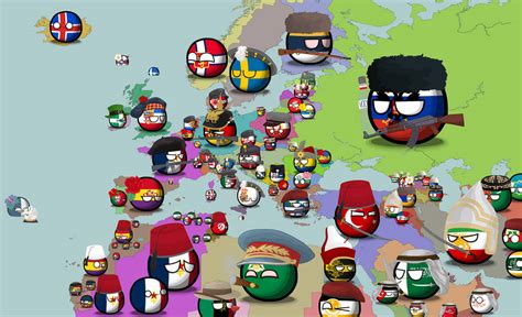 Alternate map of Europe with countryballs #12 by comradeprophet27 on ...