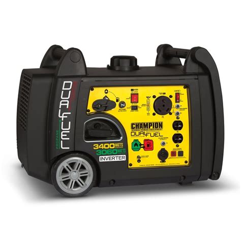 Inverter Portable Ready RV Fuel Dual 3400-Watt Champion Generator Start ...