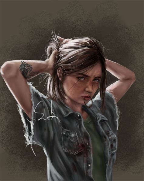 ArtStation - Grown girl (Ellie from The Last of US 2)