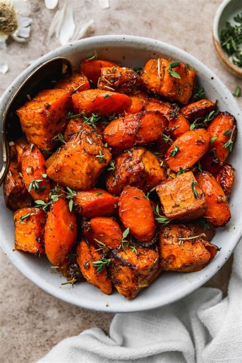 Roasted Sweet Potatoes & Carrots | Walder Wellness, RD