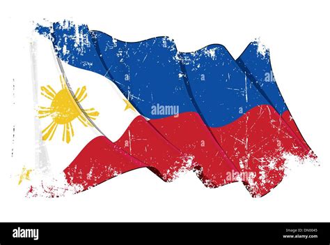 Grunge Flag of Philippines Stock Vector Image & Art - Alamy