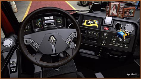 ETS2 - Dark interior for Renault Range T V1.2 (1.39.x) | Euro Truck ...