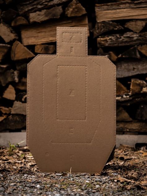 USPSA Style Cardboard Targets (Pack of 50) - Tactical AR500 Targets, Inc.