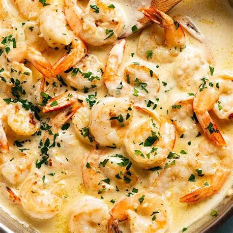 Creamy Garlic Prawns (Shrimp) - Yummy Recipe