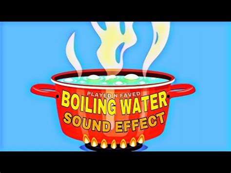 Boiling Water Sound Effect / Water Boiling Sounds / Boiling Bubbling ...