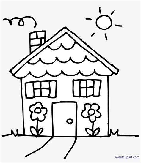 Outline Dog House Clipart Black And White - Rectangle Circle