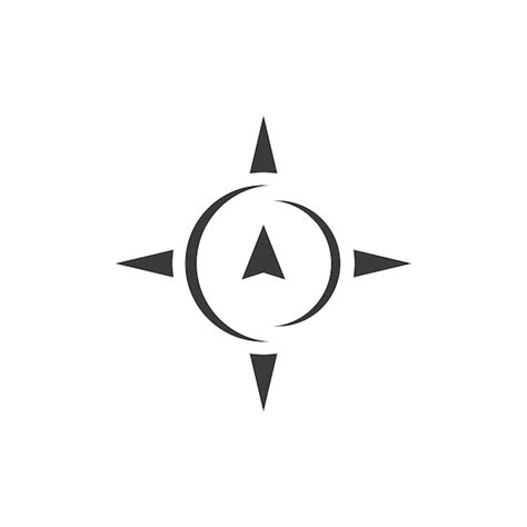 Premium Vector | Compass logo vector template illustration design