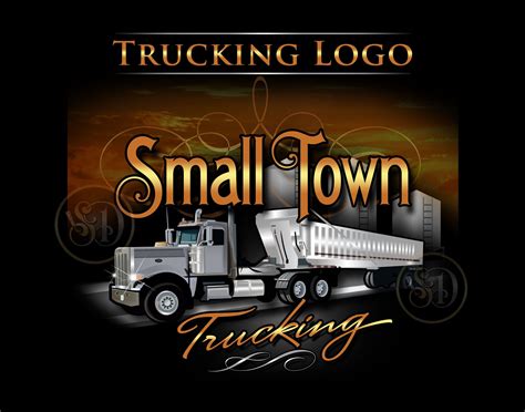 Semi Truck Company Logo Design