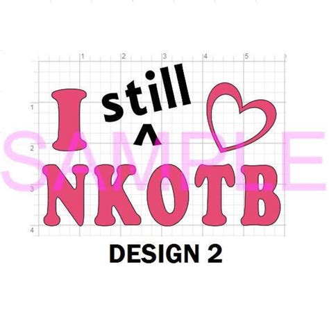 NKOTB Vinyl Car Sticker Decal - Etsy