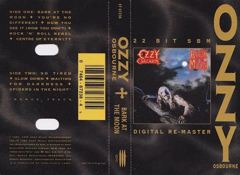 Ozzy Osbourne - Bark At The Moon (Cassette, Album, Remastered, Reissue ...