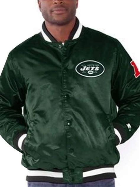 New York Jets Green Varsity Jacket - Hollywood Leather Jackets