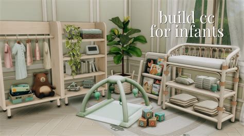 must-have build/buy cc for infants | the sims 4 - YouTube