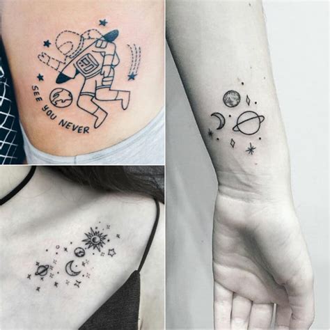 Minimalist Outer Space Tattoo - Wiki Tattoo