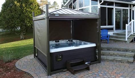 Gazeebo Enclosed Hot Tub - Pergola Gazebo Ideas