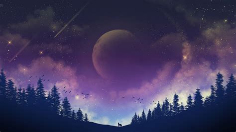 2560x1440 Moon Fox Galaxy 4k 1440P Resolution ,HD 4k Wallpapers,Images ...