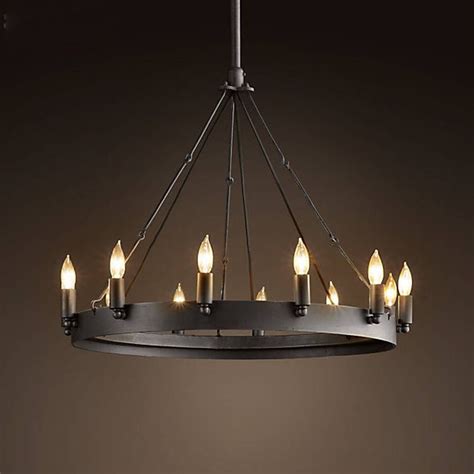 The 15 Best Collection of Black Wrought Iron Pendant Lights