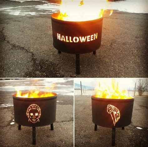 Halloween fire pit no it’s not mine but it would be pretty cool to have ...