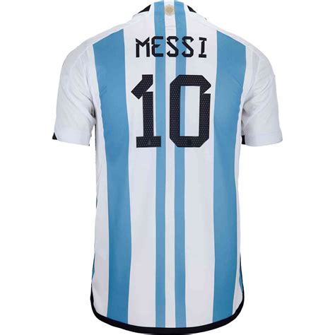 2022 adidas Lionel Messi Argentina Home Jersey - SoccerPro