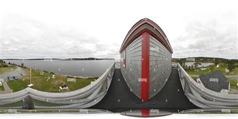 360° view of Fort Point Museum, LaHave, Nova Scotia - Alamy