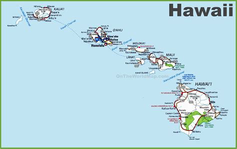 Hawaii World Map