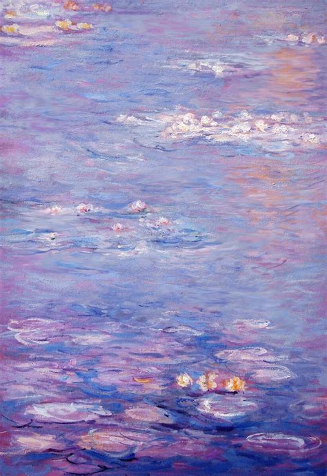 Cool Colour Temperature - Water lilies by Claude Monet uses colours ...