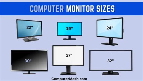 An Absolute Guide to Computer Monitor Sizes with Chart.