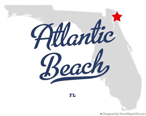 Map of Atlantic Beach, FL, Florida