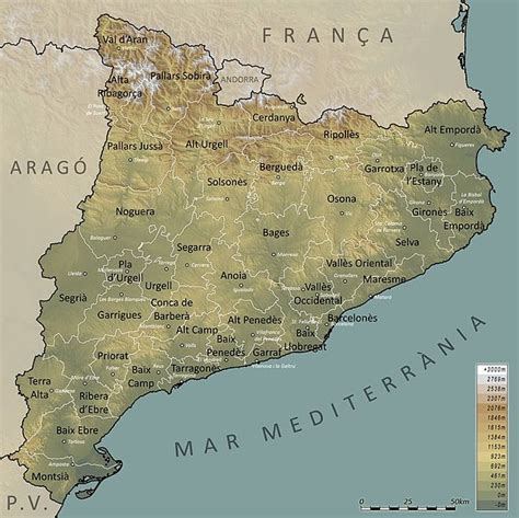 Research in Catalonia - Catalonia County Maps and Atlases