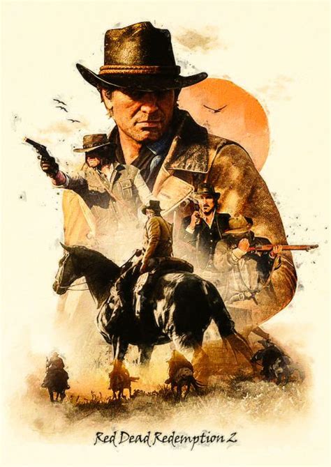 Arthur Morgan RDR2 Classic Painting - Anxhela Sufa - Drawings ...