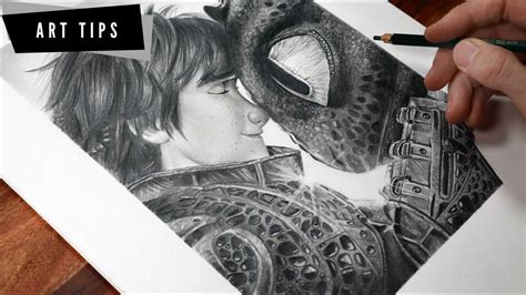 Hiccup and toothless Pencil Drawing | Step By Step Tutorial - YouTube