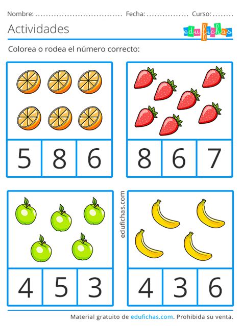 Actividades para niños de 5 años | Math activities preschool, Kids math ...