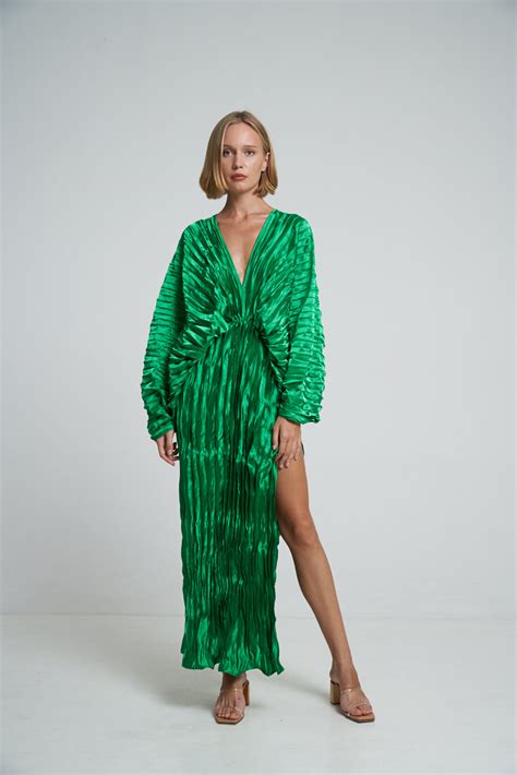 Bright Green Gown Designs - Dresses | Lidee – L'IDÉE | WOMAN NORTHERN ...