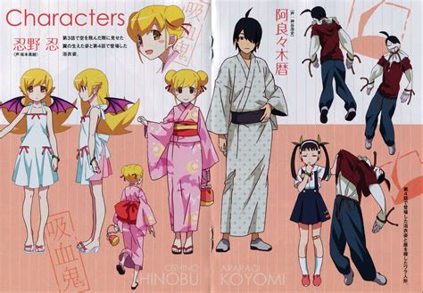 Bakemonogatari Characters