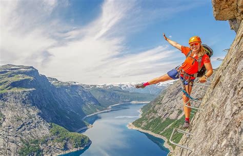 Climb the Trolltunga Via Ferrata in Norway, An off the beaten path ...