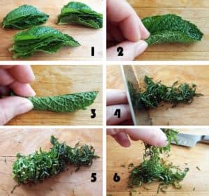 How to cut chiffonade... | Salads with Anastasia