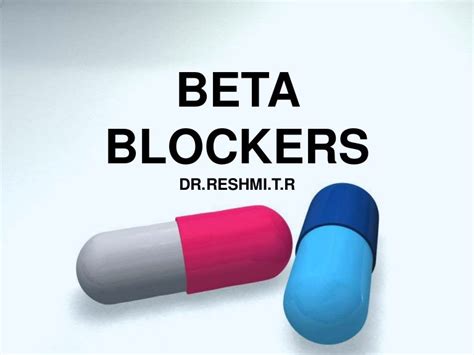 Beta blockers