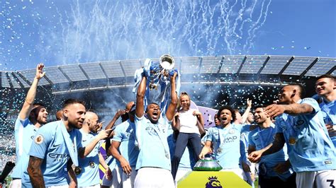 WATCH: Manchester City lift the Premier League trophy | Football News ...