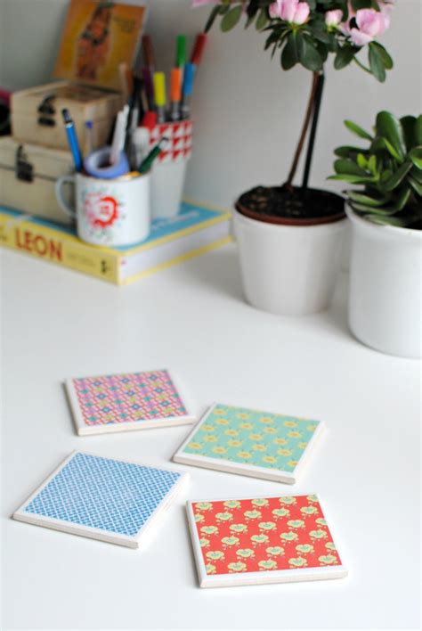 DIY: make your own tile coasters | BURKATRON