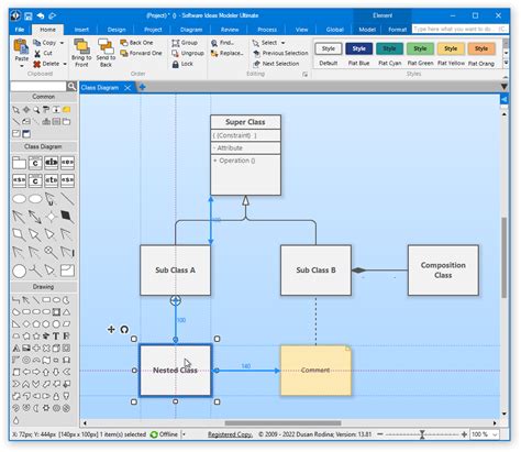 UML Class Diagram Tool - Software Ideas Modeler