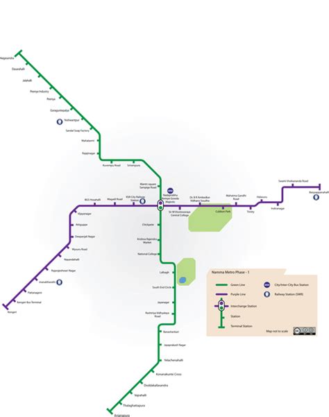 Namma Metro (Bengaluru) — Map, Lines, Route, Hours, Tickets