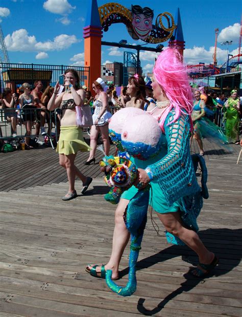 The Mermaid Parade, Coney Island, June 23, 2012. | Mermaid parade ...