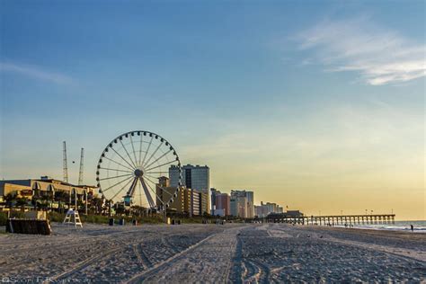 Myrtle Beach Skywheel Sunrise Photograph by Scott Kwiecinski - Fine Art ...