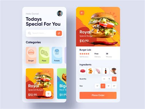 Food Delivery App Design by Imran Hossain on Dribbble