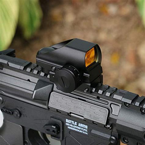 Feyachi RS-25 Reflex Sight with 4 Reticles Patterns Red Dot Sight ...